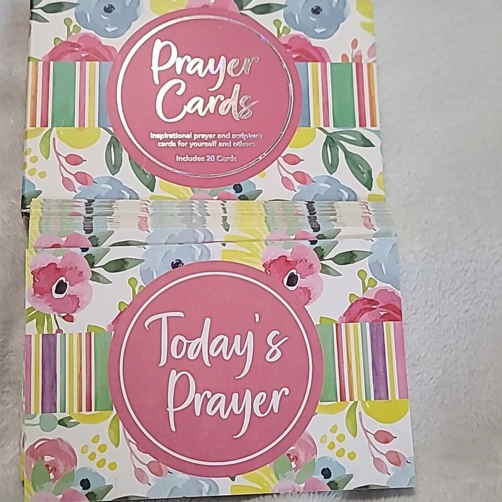 New PRAYER CARDS Includes 20 Unique Inspirational Bible Scripture Cards